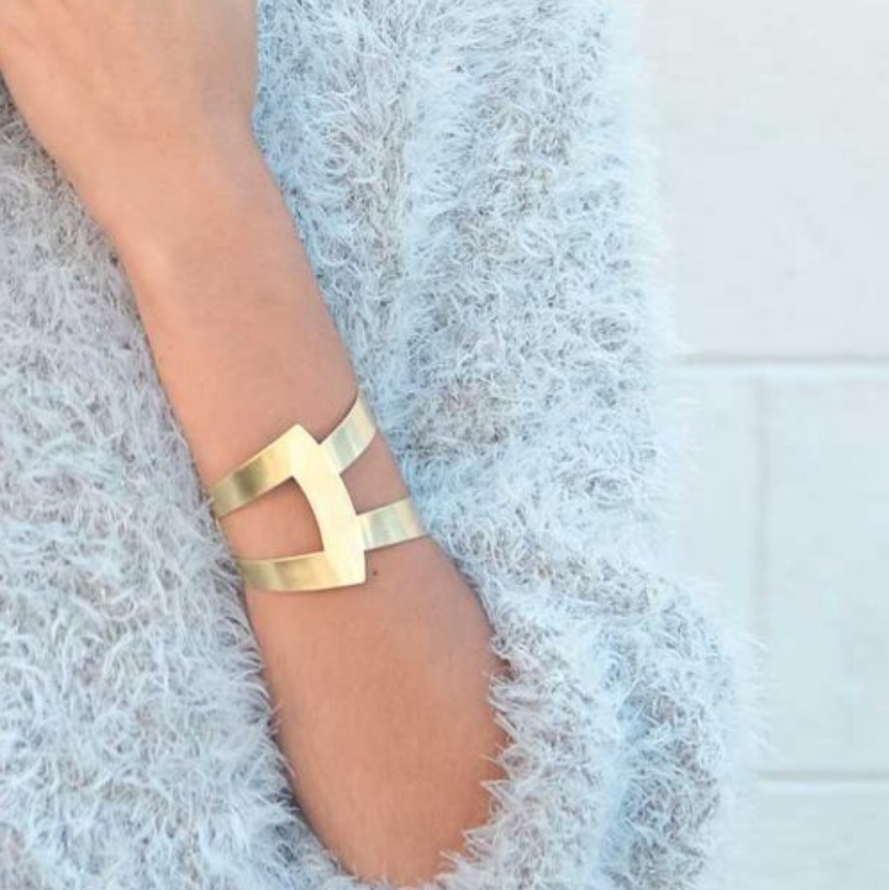NEW Brass Arm Cuff Bracelet Seaworthy